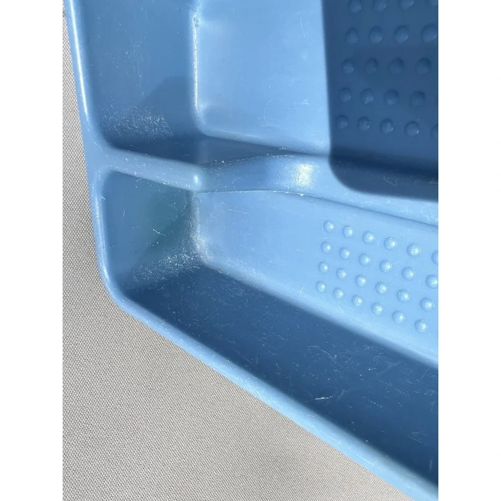 Rubbermaid 2919 Light Blue Silverware Keeper Tray Organizer Flatware‎